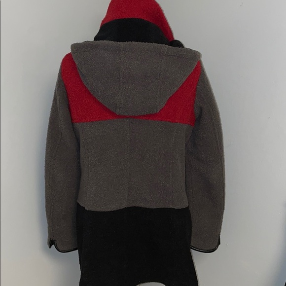 Susan Graver hooded clockblock jacket size M - Picture 3 of 12